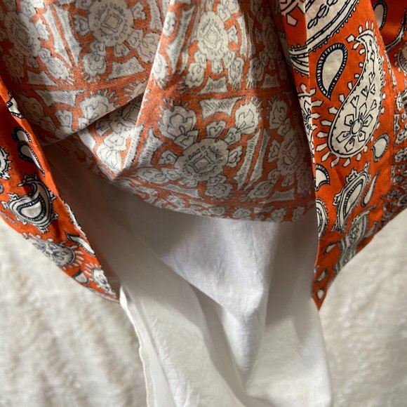 Tyler Boe Betsy Printed Cotton Paisley Shift dress 12 - Picture 4 of 10